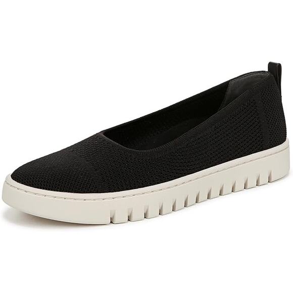 Vionic Uptown Skimmer Knit Slip On Loafer Black Fabric Womens  Size 10 - Picture 3 of 13